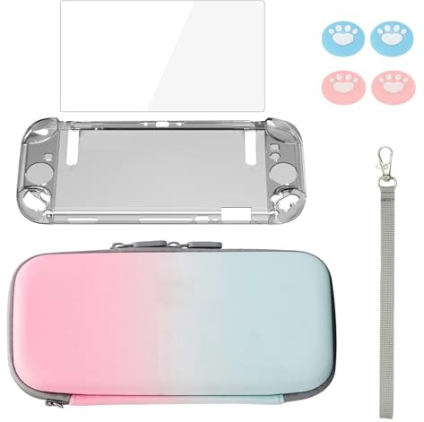 Gaming Konsole Schutzschutz Schock Case Controller Deckungsabdeckung Screen Protector Joystick Caps Für Handheld Geräte Antiskretik Screen Beschützer