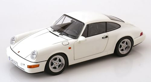 KK-Scale KKDC120241S - Porsch. 911 (964) RS with Speedline Rims White 1992 with Openings - Maßstab 1/12 - Modellauto