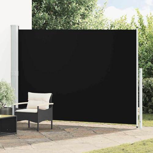 Lumanois Seitenmarkise Ausziehbar 200x300 cm Schwarz,9.2kg,313411