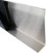 Edelstahl Fußleisten 2000mm lang K240 geschliffen Sockelleiste Wischleisten V2A (A:10mm / B:70mm / C:10mm)