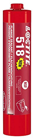 Loctite 2069177 Joint de surface modèle 518 1K, résistance moyenne, 300 ml, rouge