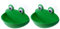 kxtffeect 1PCE Schnitt Frosch Styling Seifenschale Halter, Silikon Tragbare Seifenschale Halter für Dusche, Bad, Küche, Counter Top, Reisen grün