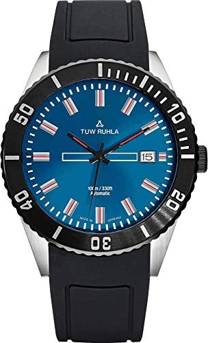 TUW Ruhla Globetrotter 20243-051702-I Herren Automatikuhr Massives Gehäuse
