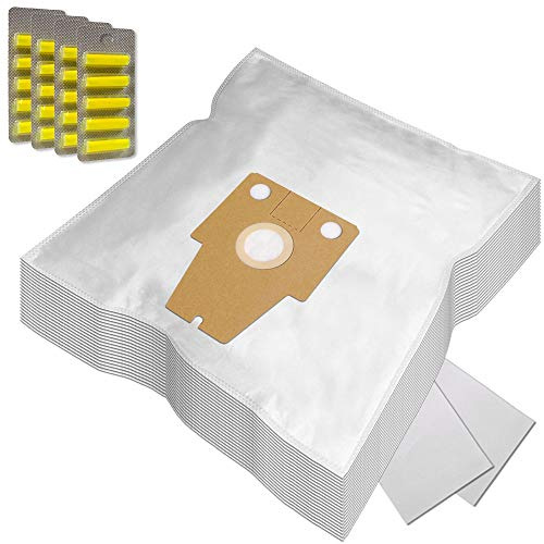 PakTrade 20 Air Fresheners + 20 Vacuum Cleaner Dust Bags For Siemens VS08G1668/09 Campus Compressor Technology Hepa