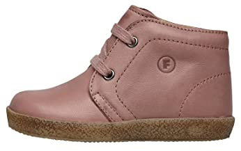 Falcotto Chaussures à Lacets en Nappa brossé, Rose 23