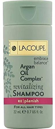 Lacoupe Argan Oil Complex Revitalizing Shampoo - 0.75 oz - Pack of 18 - Total 13.5 oz