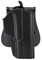 Umarex Paddle Holster aus Polymer, für Glock 17 und 19, Schnellzieh-Holster mit gummiertem Paddle, Dreistufig höhenverstellbar
