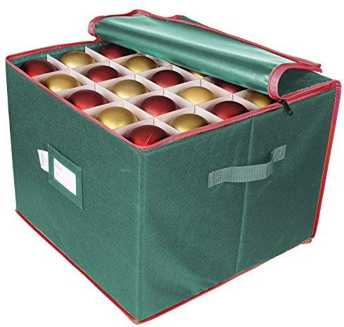 ProPik Weihnachtskugeln Aufbewahrungsbox, Christbaumschmuck Aufbewahrung für 75 Christbaumkugeln