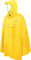 normani Wasserdicher Fahrrad-Regenponcho Regencape für Damen und Herren - Kapuze mit Sichtfenster - Wassersäule: 12.000 mm - 3M™ Scotchlite™ Reflektor und YKK-Reißverschluss Farbe Gelb Größe L-XL