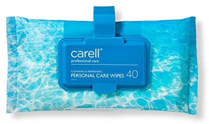 Clinell Skin Personal Care Wipes - Pack of 24 - 40 per Pack (960) -Dermatologically Tested, Rinse Free, Cleansing Wipes Ideal for Patient Use - White