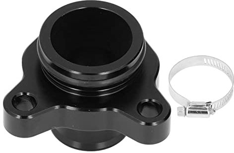 Keenso Auto Wasserschlauchverbinder, Auto Wasserschlauch Fitting Adapter Aluminiumlegierung mit Schelle Ersatz für 335i 335xi 135i N54 3.0L Twin Turbo Motoren(Schwarz) Schlauch und Bremssattel