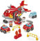 Jouets Ecoiffier - 2996 - Avion Cargo Pompiers - Abrick - Jeu de Construction pour Enfants - Dès 18 mois - Fabriqué en France