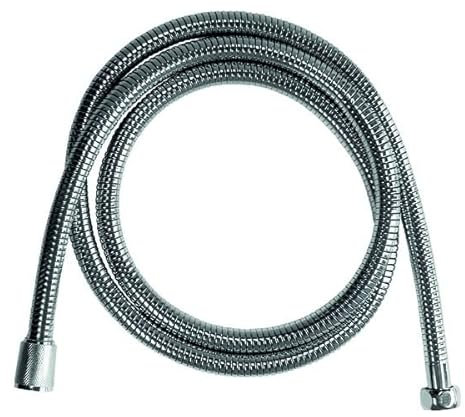 Brauseschlauch Edelstahl DoppelAgraff 1/2 Zoll Länge 160 cm