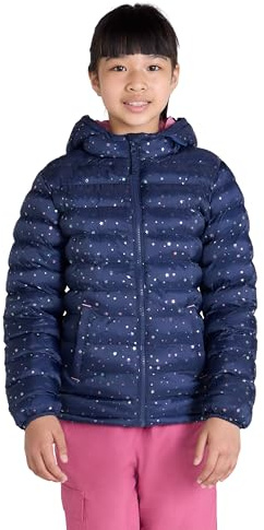Mountain Warehouse Seasons Kids Padded Puffer Jacket | Water Resistant, Lightweight Coat with Hood for Boys & Girls, Insulated for Warmth, Suitable for School, Light Rain, Winter