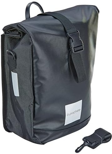 Prophete Fahrrad-Seitenpacktasche – 20 Liter Volumen, 100 % wasserdicht, mit Reflektoren & Tragegriff, robuste Rad-Gepäcktasche mit Schnellverschluss – 34 x 59,5 x 15 cm