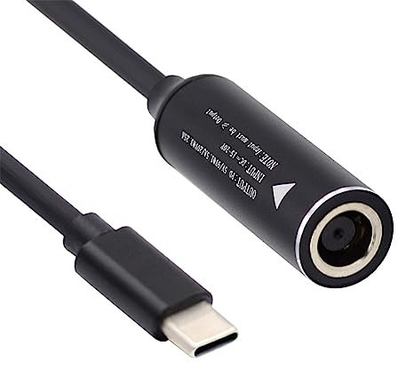 cablecc 7.4x5mm CD Input COCH DC to USB-C Power Charging Cable USB-C for PD 9V 15V 20V 65W Laptop Phone