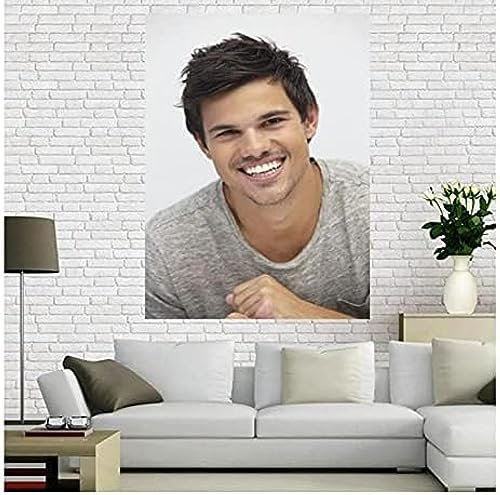 Poster Taylor Lautner Schauspieler Star Poster Porträt Bilder Poster Und Drucke Kunst Wand Leinwand Malerei Home Decor 50X70Cm Kein Rahmen