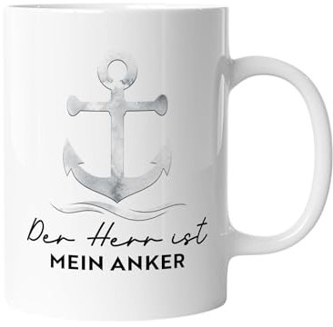 Christliche Tasse Geschenk für Christen mit Bibelvers Kaffeetasse Geschenkidee | Anker mug-christB-1