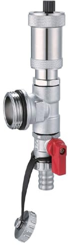 AQUA HEATING Valvola Di Spurgo E Rubinetto Di Scarico Per Collettori Del Circuito Di Riscaldamento Spurgo Del Radiatore Per Collettori Rosso