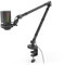 KRUX Epic 1000, microfono USB PC Plug&Play, regolatore GAIN, funzione muto, minijack, retroilluminazione RGB, podcast, streaming, gaming, KRXC011