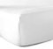 Drap-Housse 100% Coton 57 Fils - Blanc - 90 x 190 cm - Bonnet 30 cm