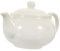 Cabilock Juego de Té de Porcelana Blanca Tradicional - Tetera de Cerámica con Infusor- Ideal para Hogar, Salón de Té y Ocasiones Especiales