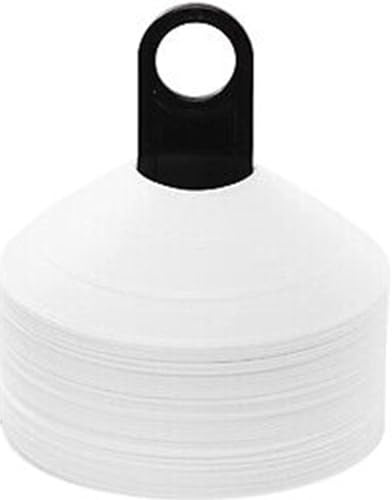 22YardsPro ND Plastic Mini Space Marker Cones Discs Football Sports Fitness Set Of 25
