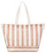 Roxy Strippy Beach Große stilvolle Tragetasche, Camel Sand Stripe, Camel Sand Stripe, Einheitsgröße, Strippy Beach Große stilvolle Tragetasche
