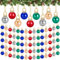 XOYTN 120PCS 16mm Colorful Mini Balls Ornaments, Tiny Shatterproof Christmas Tree Balls Baubles for Decorations