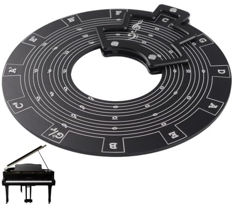 Xujuika Chord Wheel - Quintenzirkel Klavier Gitarre | Kreis Der Fünften Scheibe | Quintenzirkel Werkzeug | Gitarrenmusiktheorie Quintenzirkel | Gitarrenmelodie Werkzeugkreis Für Anfänger