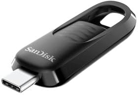 SanDisk Ultra® Slider USB-Type-C™-Laufwerk 1 TB (USB-Flash-Laufwerk, einziehbarer Anschluss, USB 3.2 Gen 1, bis zu 400 MB/s) Schwarz