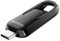 SanDisk Ultra® Slider USB-Type-C™-Laufwerk 1 TB (USB-Flash-Laufwerk, einziehbarer Anschluss, USB 3.2 Gen 1, bis zu 400 MB/s) Schwarz