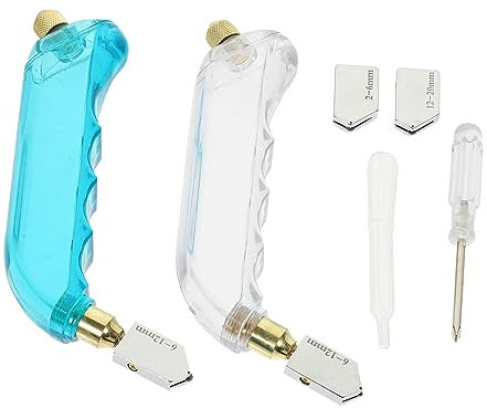 PHENOFICE Glasflaschenschneider Mit Ölzufuhr Glasschneidewerkzeugset Schneidgerät Für Glasflaschen Weinflaschen Bierflaschen Limonadenflaschen Bastler Künstler Heimwerker