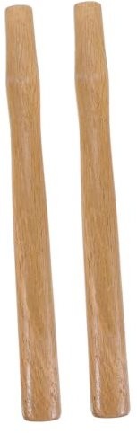 Mikikit 2pcs Scutch Hammer Wooden Handle Replacement Handle for Hammer Outdoor Tool