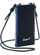 Desigual sac pour téléphone portable porte-monnaie Mone Capsule Tiny Valentina Wallet Black noir