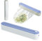 ARTGUTS Wrap Dispenser Cutter, 2-in-1 Cling Film Dispenser and Cutter, Plastic Film Cutter,Cling Film and Plastic Foil Cutter,for Kitchen, Home, and Restaurant Use(Blue)
