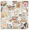Vintage Sticker Aesthetic Aufkleber 60 Stücke, Retro Vinyl Aufkleber für Kindle Scrapbook Laptop Helm Koffer (C)