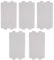 5 Pcs Microwave Oven Mica Plate Sheet, Microwave Oven Parts Waveguide Cover, Replacement Repairing Accessory for Kitchen (116 x 64 mm)