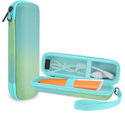 SITHON Tasche für Ravensburger Tiptoi 00110/00113/ 00806/00801/ 00700 | Stoßfest Stifthalter Hartschale Tasche Hülle Federmäppchen für Starter-Set Stift (Nur Tasche), Grünes Ombre