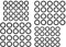 80 Pcs Power Pressure Orings Seal Rings 1/4 3/8'' Pressure Washer
