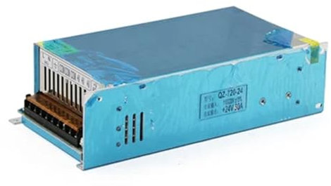 BIVOO Fuente de alimentación conmutada 30A 12V 24V luz AC 100-240V Adaptador regulador de Voltaje SMPS for Tiras LED CCTV(24V 30A)
