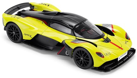 Aston Martin Valkyrie 1:18 Scale Die-Cast Model Car - Lime Green | Detailed Collectors Edition Diecast | Official Licensed Product