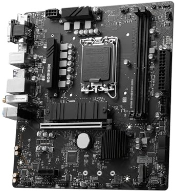 Placa Madre Placa Base LGA 1700 de 64GB M.2 Gen4 × 4 PCIe 4,0 Fit For MSI B760M Bomber WiFi DDR4, Placa Base DIY for Juegos de Ordenador