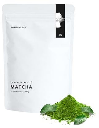 Ceremonial Matcha Kyu - Reines Grüntee-Pulver aus Japan - Original Japanischer Tee der Ersten Ernte - 100% Natürlich & Laborgeprüft - 200g