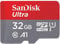 SanDisk Ultra 32 GB microSDHC Memory Card + SD Adapter with A1 App Performance Up to 98 MB/s, Class 10, U1