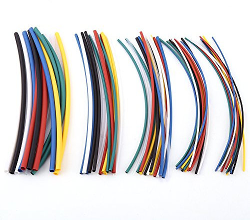 70pcs 2: 1 Wärmeschrumpfschlauch Polyolefin 7 Farben Halogen-freies schrumpfbares Schlauch-Hülsen-Verpackungs-Draht-Kabel-Installationssatz