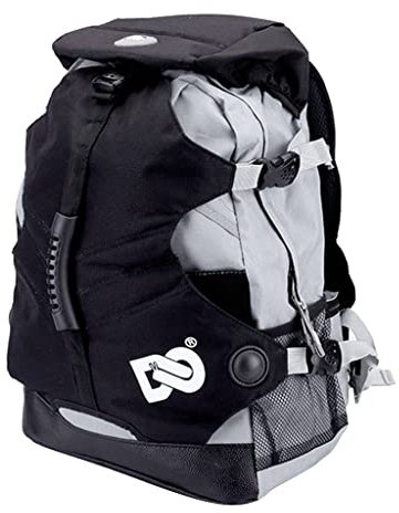P Prettyia Sport Rucksack Aufbewahrungstasche für Rollschuhe und Inline Skates, 45 x 32 x 18 cm - Schwarz