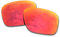 SOODASE Pour Oakley Holbrook Des lunettes de soleil Rouge Verres de remplacement polarisés
