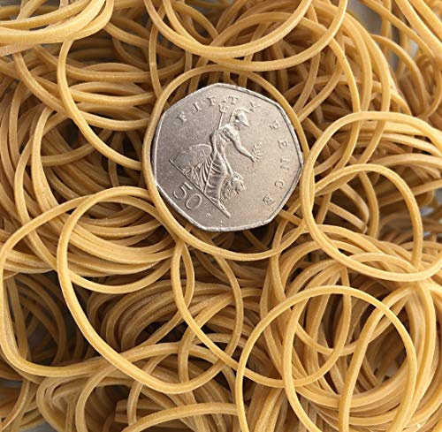 850 x 2 50mm x 1.5mm Short Thin First Steps ® Rubber Elastic Bands No.14