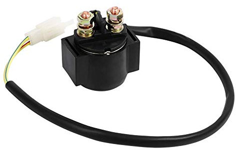 Starterrelais 12V Quad,Rex Rs 450,Anlasserrelais Quad Aeon,Tbest Solenoid Switch Relay,12V Anlasserrelais Solenoid Für Chinesische Roller Atv Schwarz